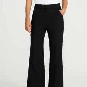 Express Editor Studio Stretch Twill High Waisted Flare Trouser